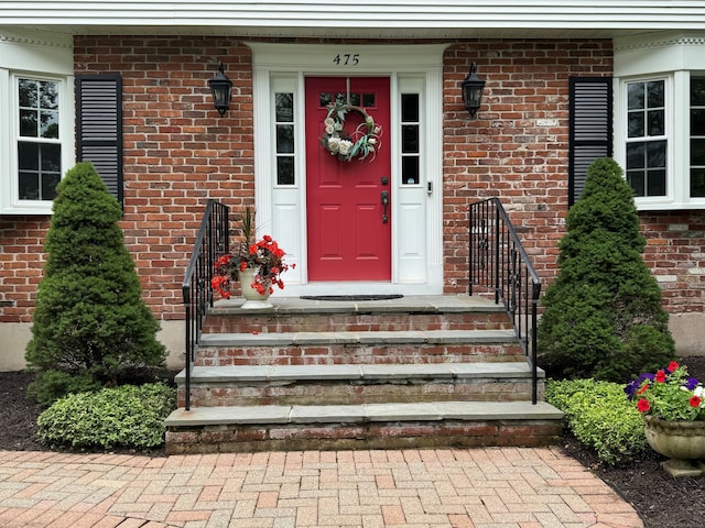 475 Riverside Dr, Cheshire, CT 06410 - entrance to property featuring brick siding