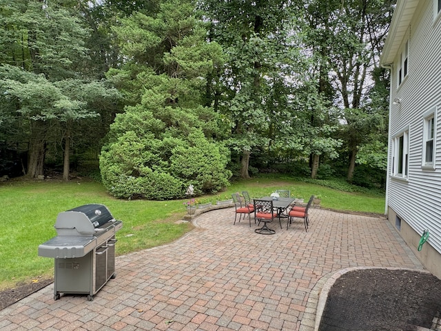 475 Riverside Dr, Cheshire, CT 06410 - view of patio with area for grilling and outdoor dining area