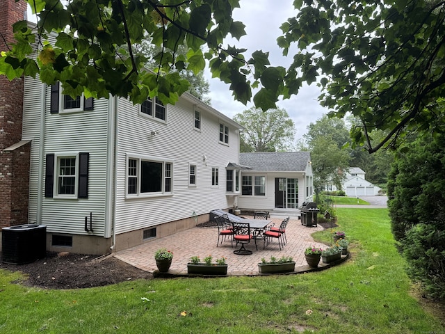 475 Riverside Dr, Cheshire, CT 06410 - back of property with a yard and a patio