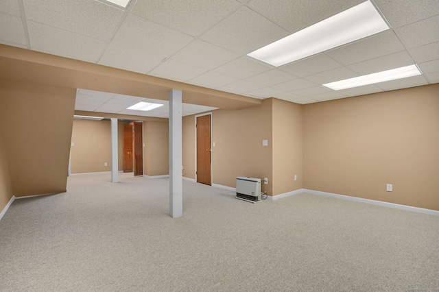 55 Wickhams Fancy Unit 55, Canton, CT 06019 - finished basement with carpet and a drop ceiling
