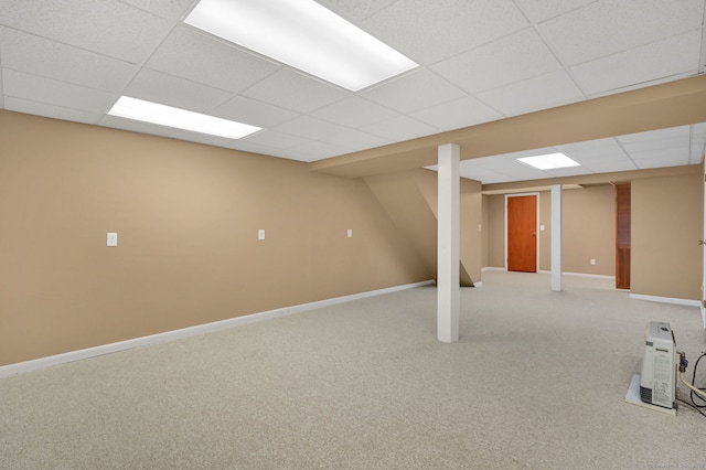 55 Wickhams Fancy Unit 55, Canton, CT 06019 - finished basement with a drop ceiling and carpet