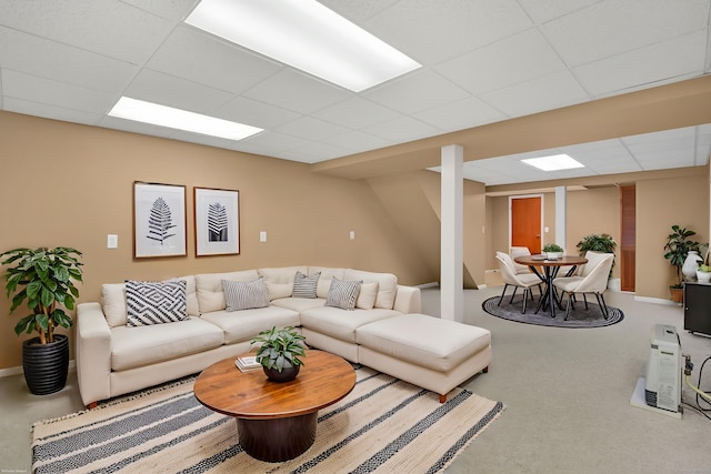 55 Wickhams Fancy Unit 55, Canton, CT 06019 - living room with a paneled ceiling
