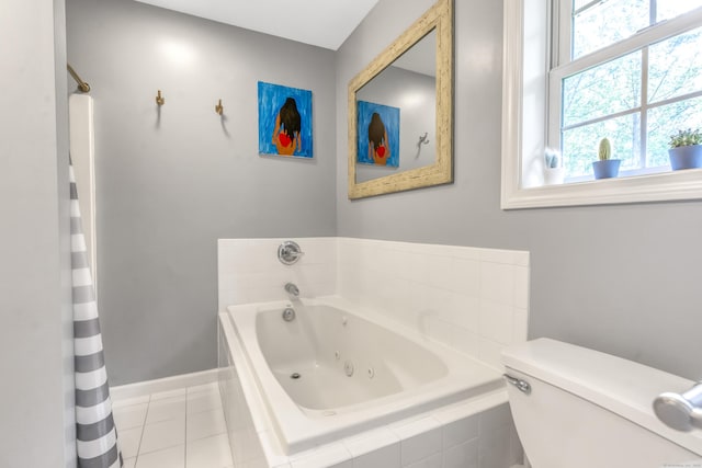 10 Leo Ln, Naugatuck, CT 06770 - full bathroom with a tub with jets and toilet