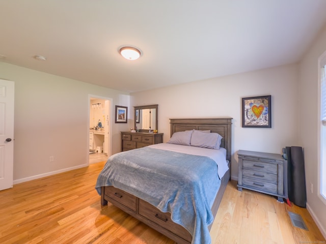 81 Lillis Rd, New Milford, CT 06776 - bedroom with light wood-style flooring and ensuite bath