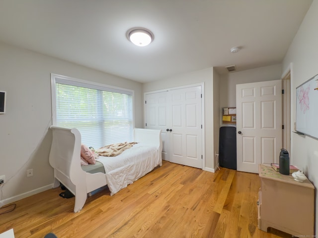 81 Lillis Rd, New Milford, CT 06776 - bedroom with light wood finished floors and a closet