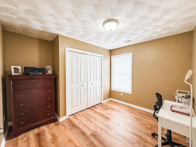 60 Sachem Dr Unit 60, Plainfield, CT 06374 - office area with light wood-style flooring and baseboards