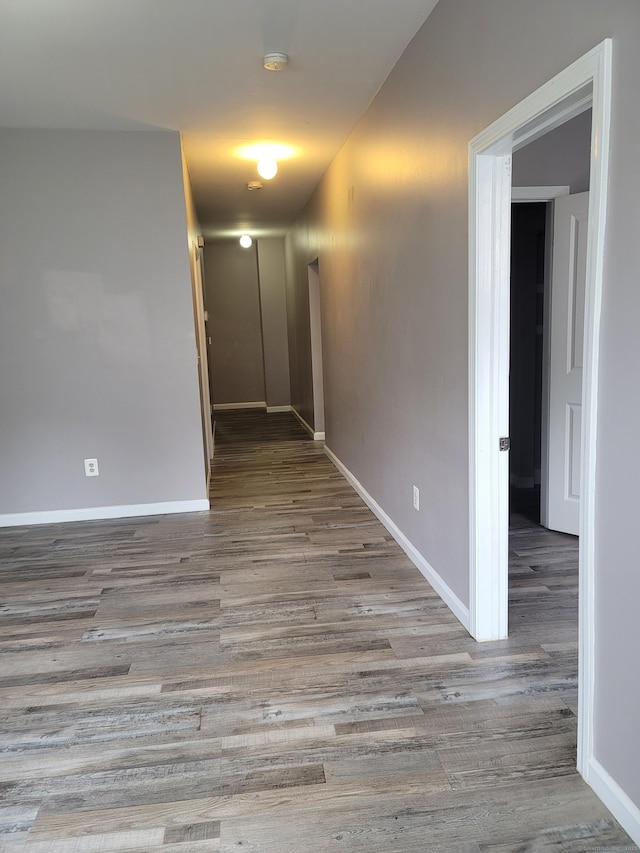 41 Mahl Ave, Hartford, CT 06154 - spare room featuring a smoke detector and wood finished floors