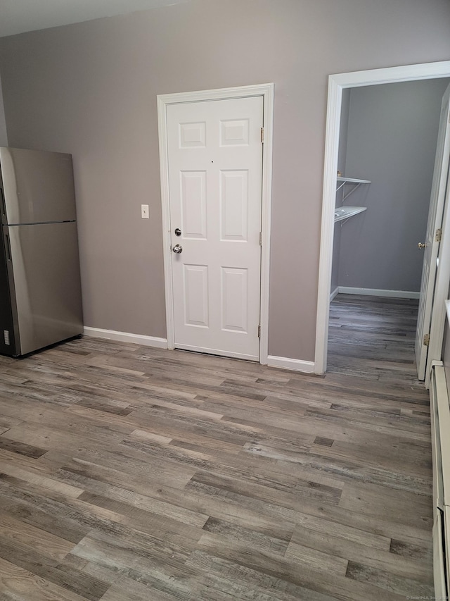 41 Mahl Ave, Hartford, CT 06154 - unfurnished dining area featuring baseboards and wood finished floors