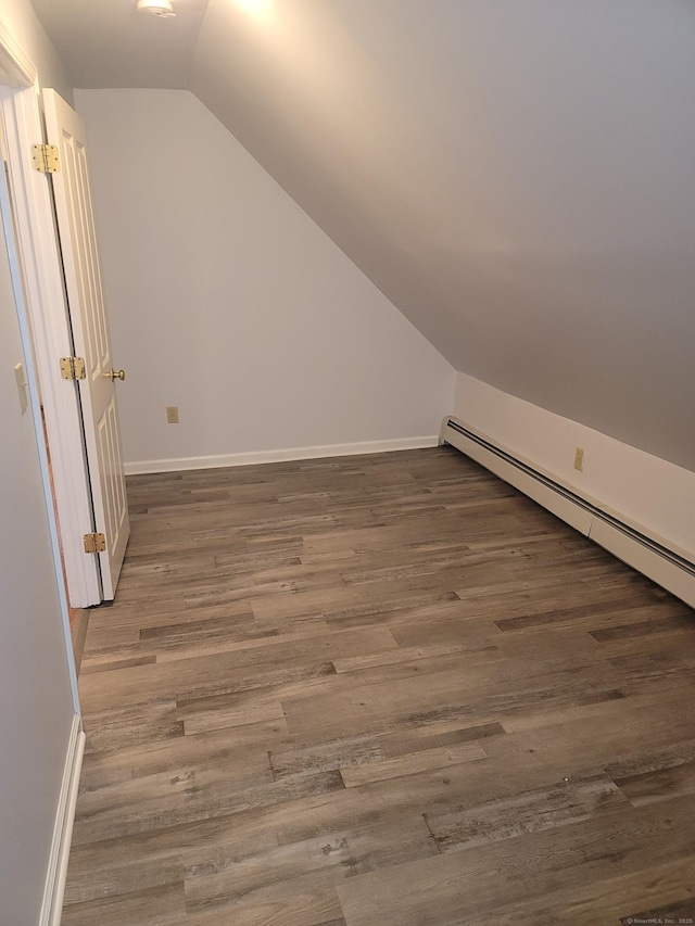 41 Mahl Ave, Hartford, CT 06154 - bonus room featuring vaulted ceiling, wood finished floors, and baseboard heating
