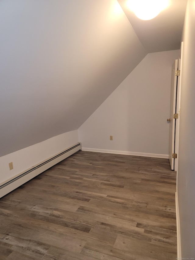 41 Mahl Ave, Hartford, CT 06154 - bonus room featuring lofted ceiling, wood finished floors, and baseboard heating
