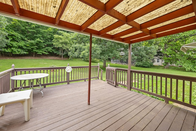233 Mountain Rd, Cheshire, CT 06410 - wooden terrace featuring a lawn