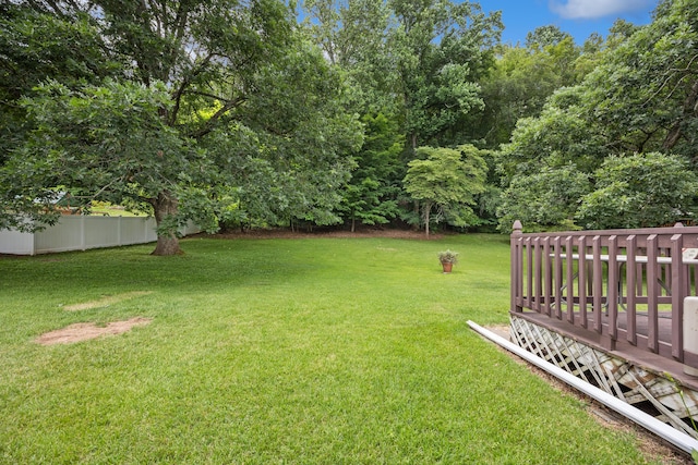 233 Mountain Rd, Cheshire, CT 06410 - view of yard with a wooden deck