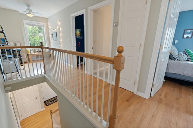 11 Adam Dr, Newington, CT 06111 - stairway featuring wood finished floors and a ceiling fan