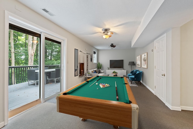 11 Adam Dr, Newington, CT 06111 - playroom featuring carpet flooring, a ceiling fan, and plenty of natural light