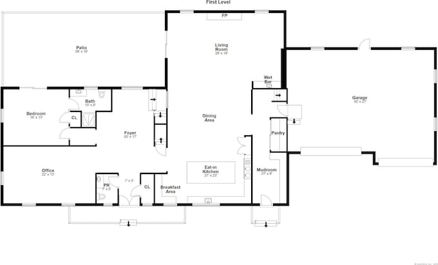 52 Garibaldi Ln, New Canaan, CT 06840 - view of home floor plan