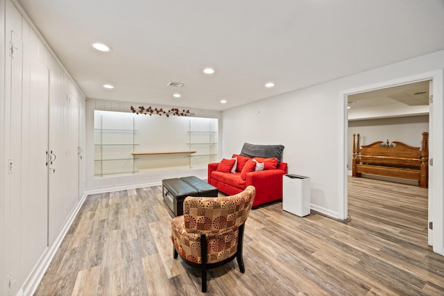 430 Cook Hill Rd, Cheshire, CT 06410 - living area with wood finished floors and recessed lighting