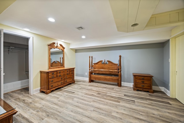 430 Cook Hill Rd, Cheshire, CT 06410 - bedroom featuring wood finished floors, recessed lighting, and a closet