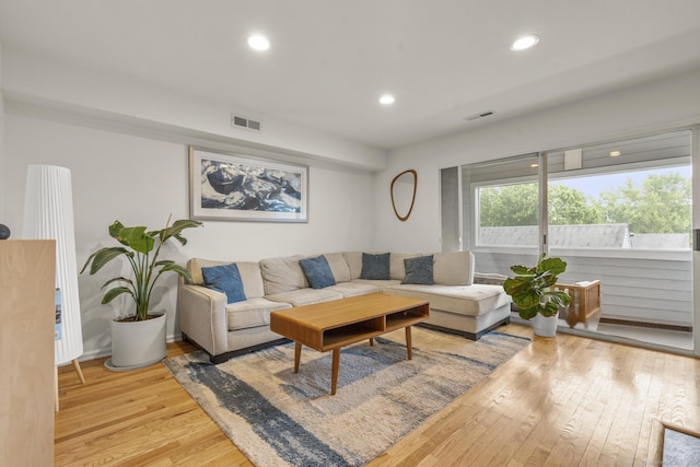 267 Melba St Apt D10, Milford, CT 06460 - living area featuring light wood-style flooring and recessed lighting