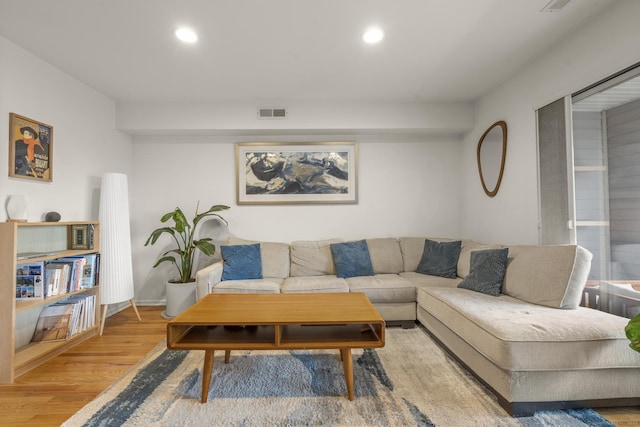 267 Melba St Apt D10, Milford, CT 06460 - living room with light wood-style floors and recessed lighting