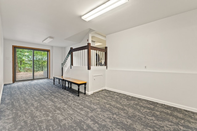 202 High Wood Dr, Glastonbury, CT 06073 - empty room featuring carpet floors and stairs
