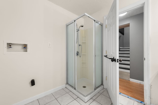 19 Peach Tree Hill Ave, Ledyard, CT 06339 - full bathroom with tile patterned flooring and a stall shower