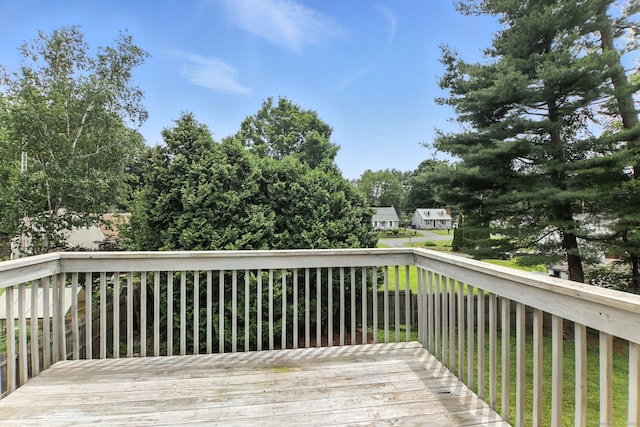 221 Griffin Rd, Suffield, CT 06093 - view of wooden terrace