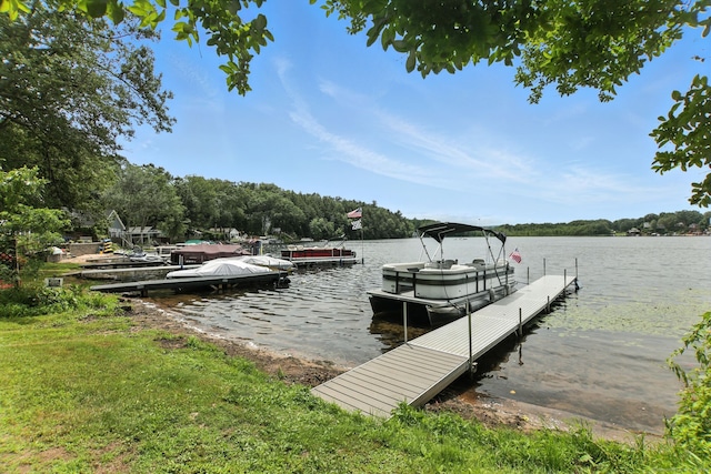 221 Griffin Rd, Suffield, CT 06093 - dock featuring a water view