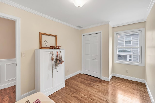 84 Edison Ave, Fairfield, CT 06825 - foyer featuring ornamental molding and light wood finished floors
