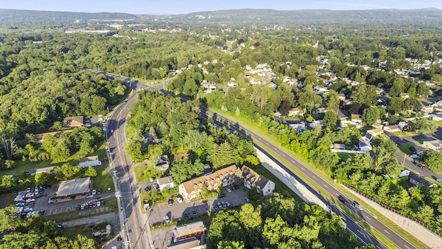 226 E Main St Apt 4, Bristol, CT 06010 - aerial view of property's location with a heavily wooded area