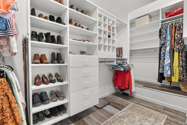 477 Skyline Dr, Orange, CT 06477 - walk in closet featuring wood finished floors