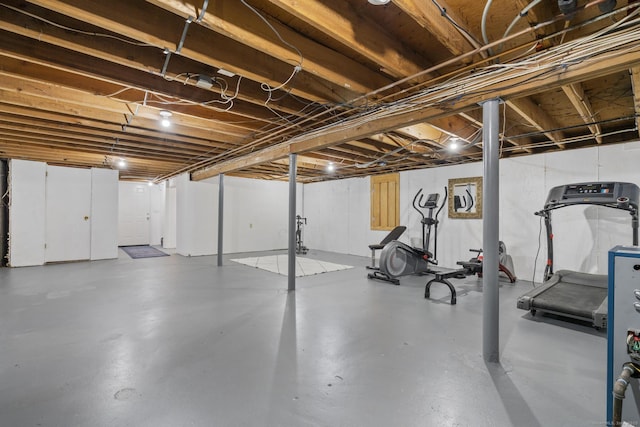 477 Skyline Dr, Orange, CT 06477 - view of unfinished basement