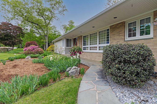 4 Melburn Ave, East Hampton, CT 06424 - property entrance with brick siding