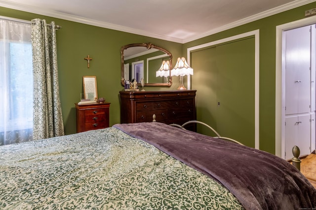 4 Melburn Ave, East Hampton, CT 06424 - bedroom with ornamental molding and a closet