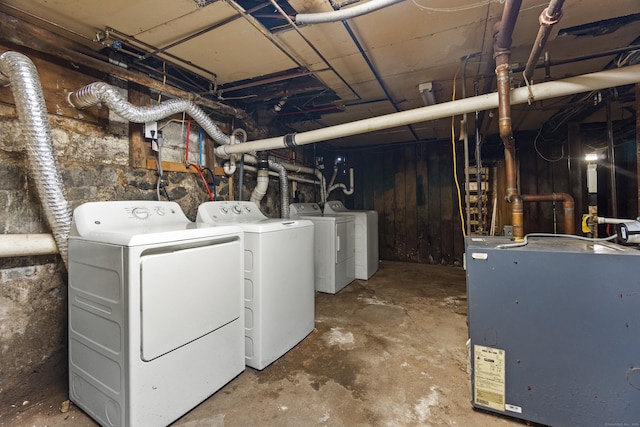 1492 Dixwell Ave, Hamden, CT 06514 - unfinished below grade area featuring washer and dryer