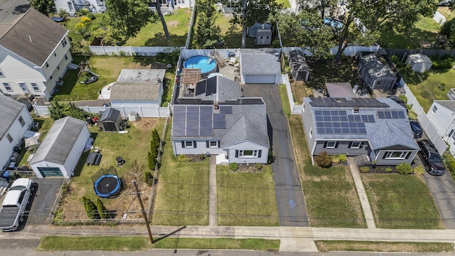 107 May St, West Haven, CT 06516 - aerial perspective of suburban area featuring a pool