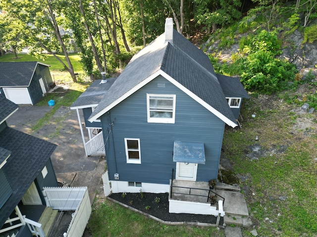 122 Oak St, Naugatuck, CT 06770 - view from above of property