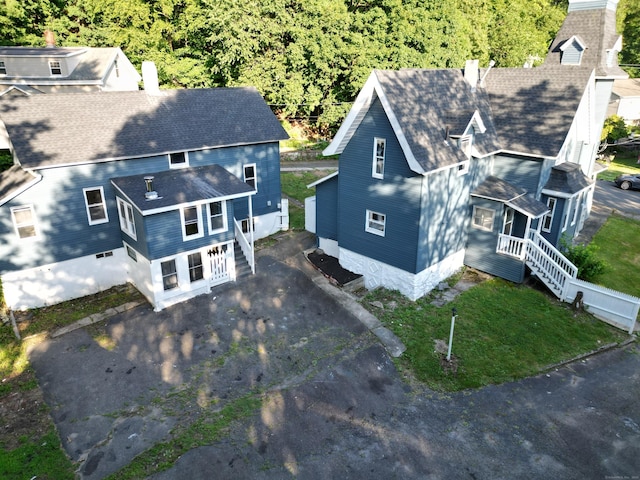 122 Oak St, Naugatuck, CT 06770 - view from above of property