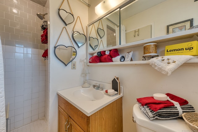 55 Taylor Rd, East Hartford, CT 06110 - bathroom with a tile shower and vanity