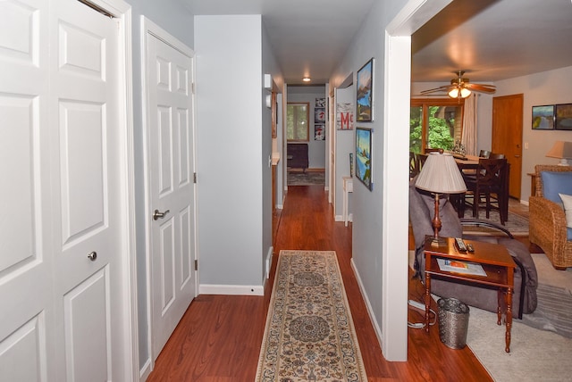105 Maple Ave Apt 16, Vernon, CT 06066 - hallway featuring wood finished floors