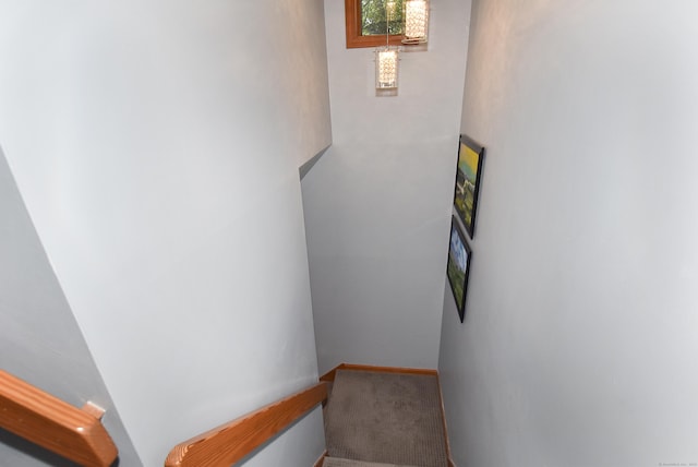 105 Maple Ave Apt 16, Vernon, CT 06066 - stairs featuring carpet