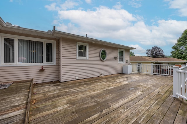87 Kaynor Dr, Waterbury, CT 06708 - view of wooden deck