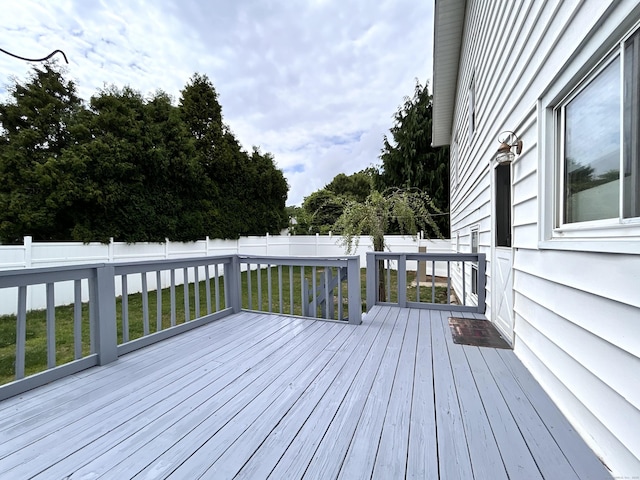 2 Wentworth Dr, Milford, CT 06460 - wooden terrace with a fenced backyard