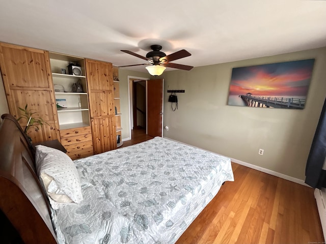 2 Wentworth Dr, Milford, CT 06460 - bedroom featuring wood finished floors and ceiling fan