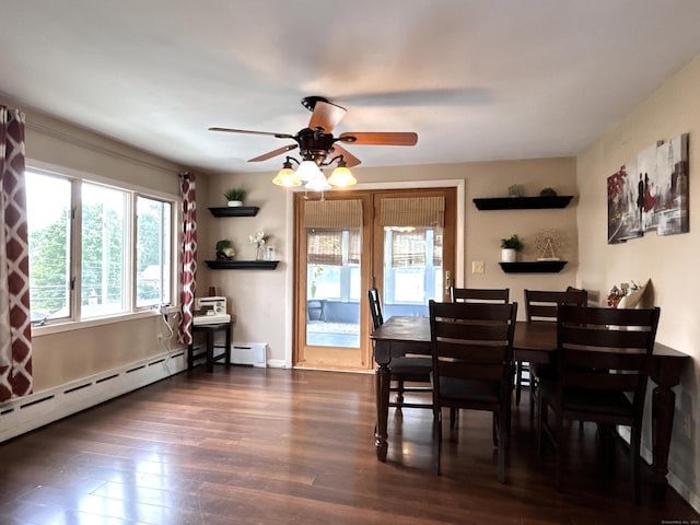 2 Wentworth Dr, Milford, CT 06460 - dining space featuring wood finished floors and ceiling fan