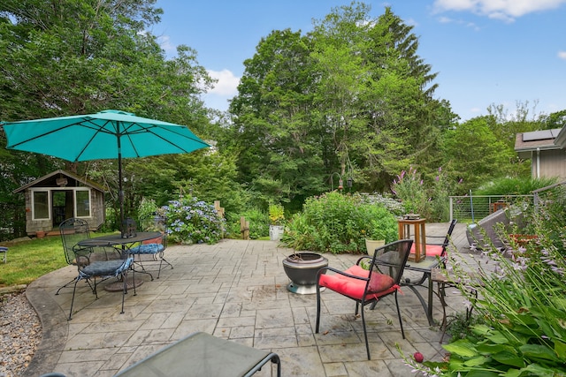 3 Laurel Hill Dr S, East Lyme, CT 06357 - view of patio featuring an outdoor fire pit and outdoor dining space