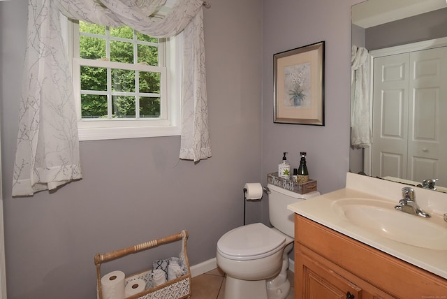 55 Hydrangea Ln, Suffield, CT 06078 - bathroom featuring vanity and tile patterned flooring