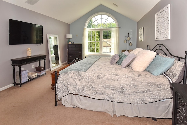 55 Hydrangea Ln, Suffield, CT 06078 - bedroom featuring vaulted ceiling and carpet floors