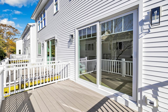 888 Oldfield Rd, Fairfield, CT 06824 - view of wooden terrace