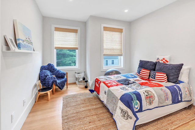 888 Oldfield Rd, Fairfield, CT 06824 - bedroom featuring wood finished floors and recessed lighting