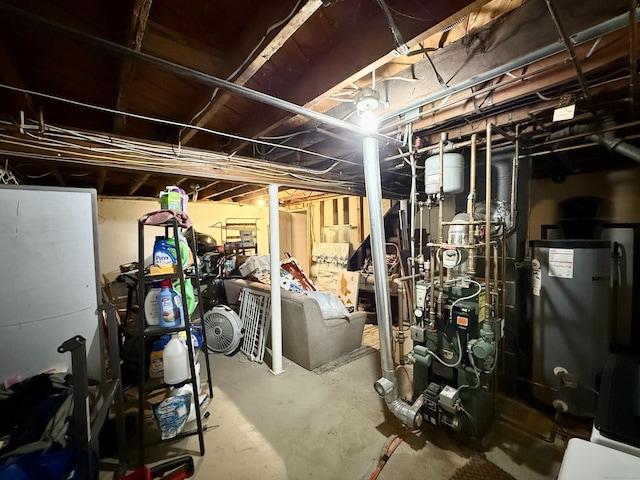 271 Jeniford Rd, Fairfield, CT 06824 - unfinished basement featuring a heating unit